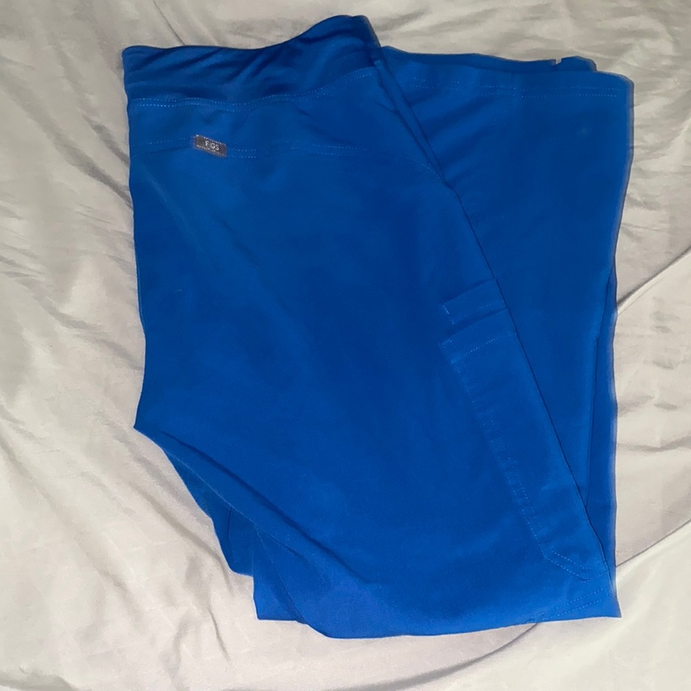royal blue scrub pants figs